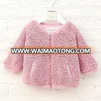 Wholesale made in china jackets winter girls coat faux fur kid